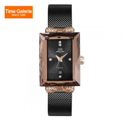 ROSCANI ROSWS07363 Black Dial Stainless Steel Strap Analog Women Watch ROSCANI ROSWS07363 Black Dial Stainless Steel Strap Analog Women Watch